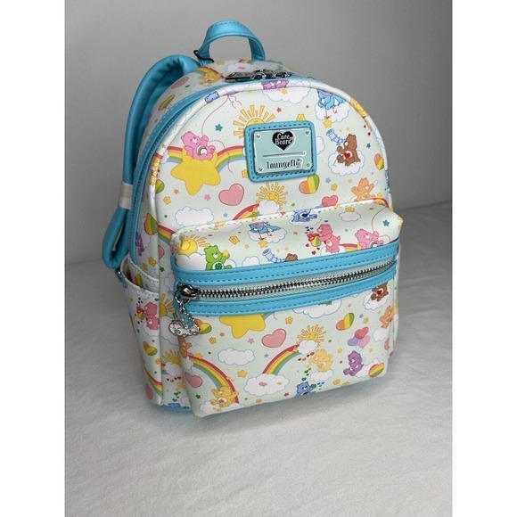 NWT Loungefly Care Bears Rainbow Colorful Mini Backpack main image 8